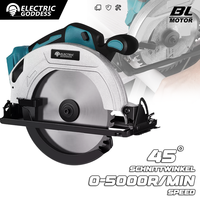 Electric Goddess 5/7inch Brushless Electric Machine Circular Saw Cordless Woodworking Power Tool For Makita 18V Battery Pin