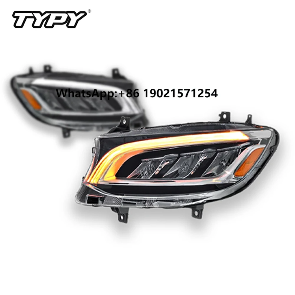 

TYPY Car Lights for Benz Sprinter W907 2019-2023 Headlight LED Projetor Head Lamp Daytime Running Light Automotive Accessories