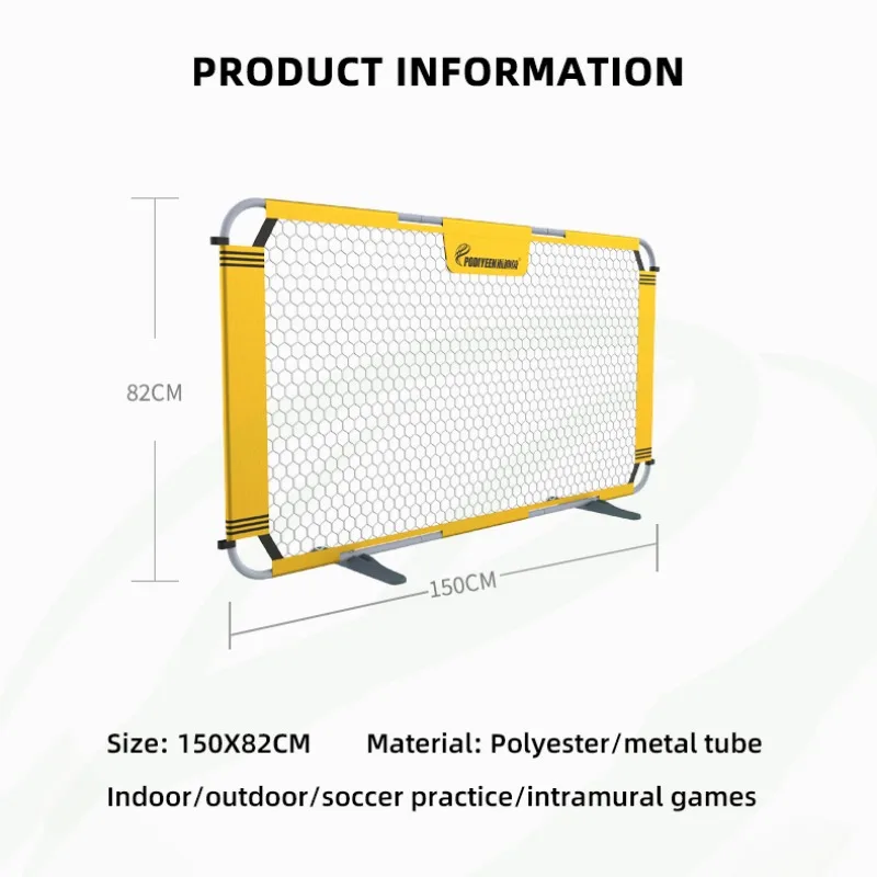 

High-quality portable football fence, ideal for stadiums and schools, durable and safe, suitable for children's football