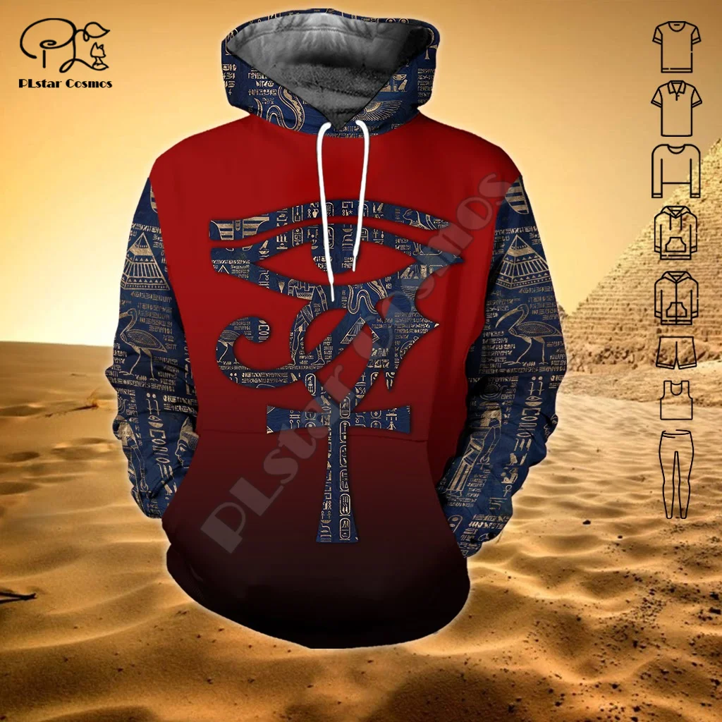 

Newest Africa Ancient Egyptian Sphinx Anubis Horus Tattoo Retro Tracksuit 3DPrint Men/Women Streetwear Harajuku Funny Hoodies A9