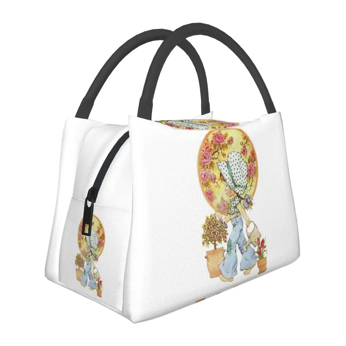 

Kawaii Sarah Kay Lunch Bags Insulated Bento Box Leakproof Lunch Tote Picnic Bags Cooler Thermal Bag for Woman Kids Travel