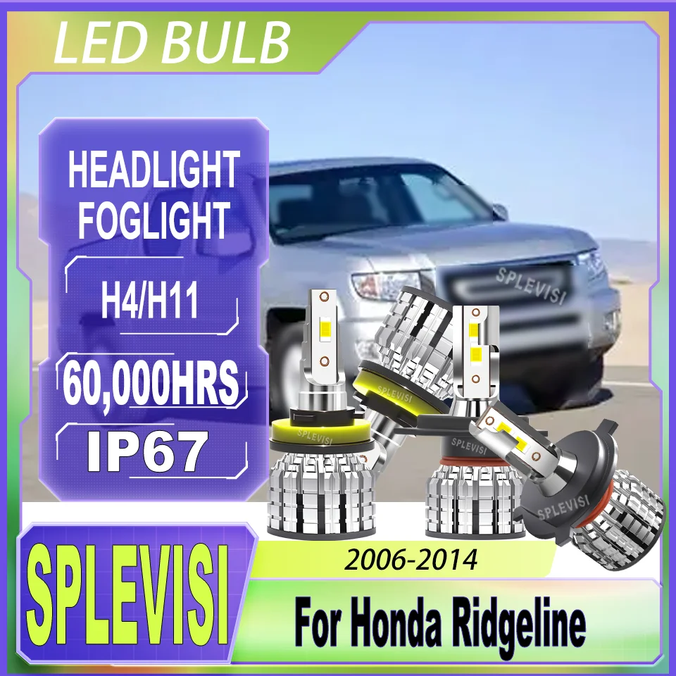 

Dual-Chip LED Headlight Fog Light Kit - 360° Heat Dissipation For Honda Ridgeline 2006 2007 2008 2009 2010 2011 2012 2013 2014