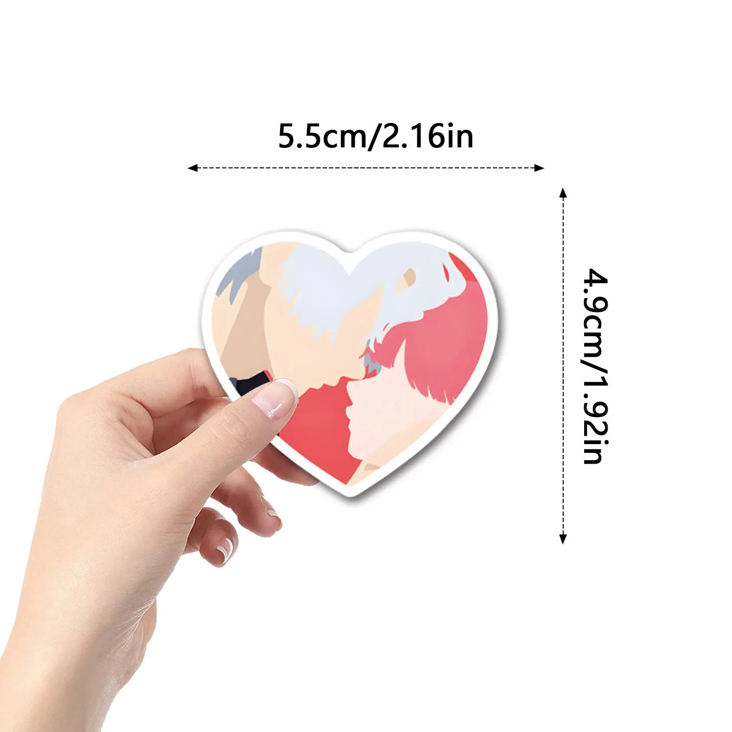 10/55PCS Cute A Sign of Affection Anime Stickers Kawaii Yuki Girls Cartoon Sticker DIY Telefon Laptop Cup Decoration Decal Toys