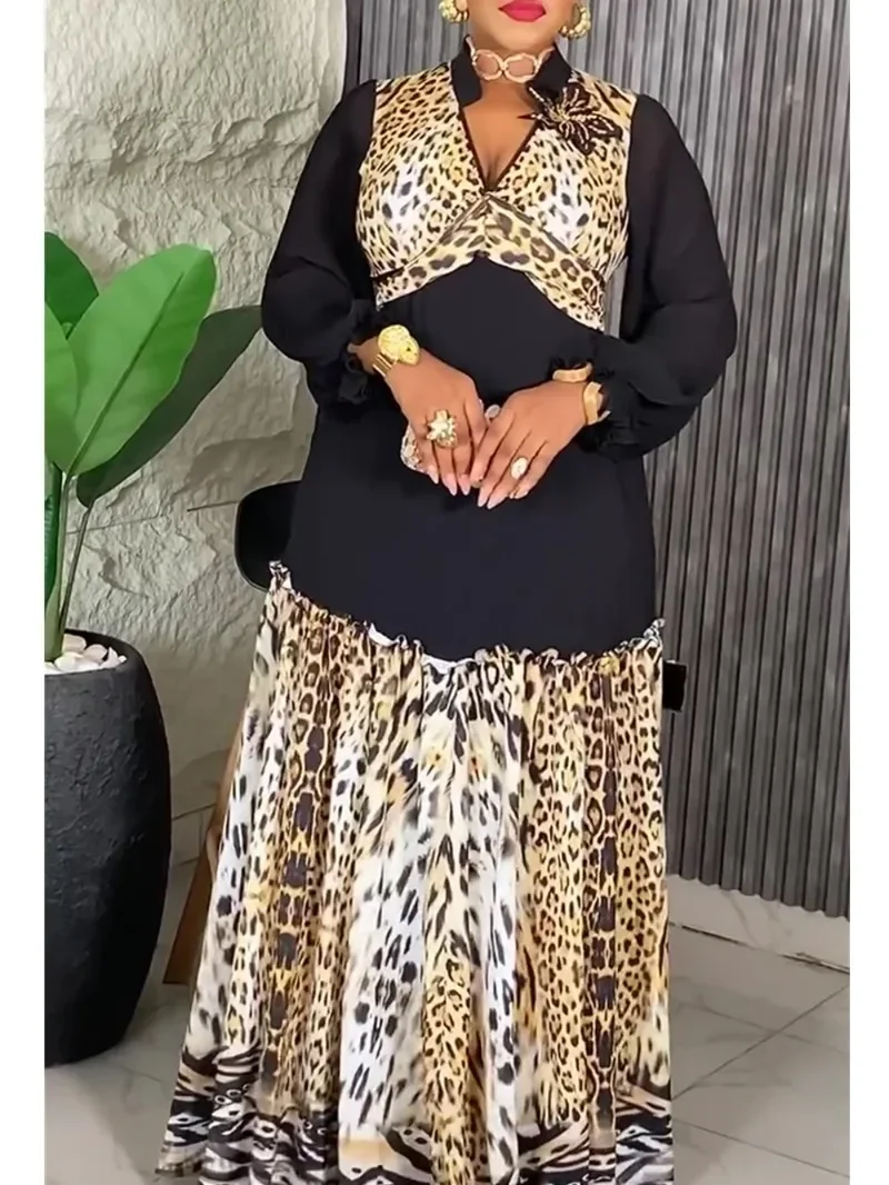 

African Dresses for Women Plus Size Africa Clothes Dashiki Ankara Turkey Outfits Gown Elegant Muslim Wedding Party Long Dress