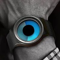 NEW Creative Quartz Watches Men Top Fashion Brand Casual Stainless steel Mesh Band Unisex Watch Clock Male female Gentleman gift