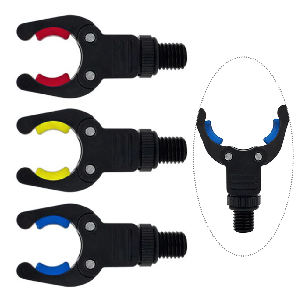 1pc NGT GRIPPZ Carp Fishing Tackle Rod Butt Rest, Strong And Resilient, Compatible With Standard Brackets Black Red Yellow Blue