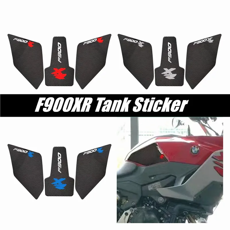 

FOR BMW F900XR Motorcycle Tank Pad Protector 3D Gel Sticker Decal Carbon Fiber