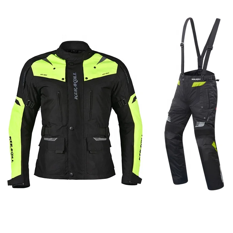 Chaqueta de motocicleta con protectores CE