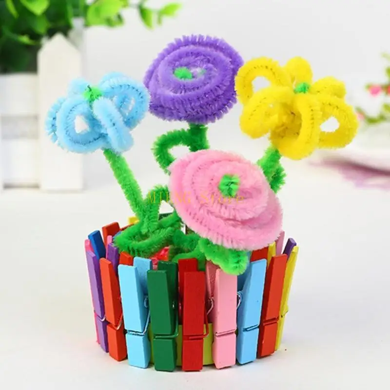 50 個ミニ洗濯バサミフォトクリップアソートカラー小さな洗濯バサミ工芸品写真カラフルな装飾木製クリップベストセール