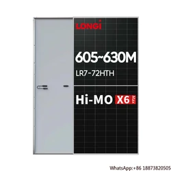 Longi Hi Mo 6 Solar Panel Mono Perc Half Cell 700 Watt Solar Panel 590w 600w 615w 620w 630w Solar Panel 600watt