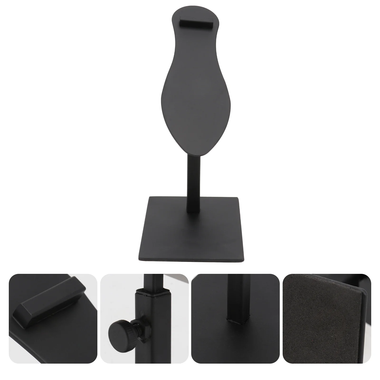 

High Heel Shoe Display Stand Shoes Storage Rack Black Superb Technology Solid Welding Healthy Material Shoe Display Stand