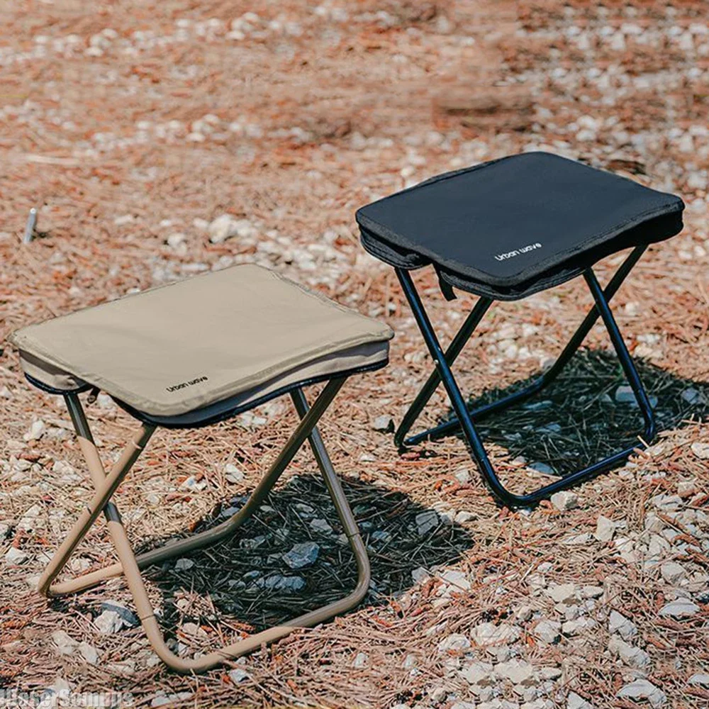 

Folding Stool Outdoor Portable Folding Chair Strong Load-bearing Camping Chair Fishing Mazaar Queuing Artifact Accessories