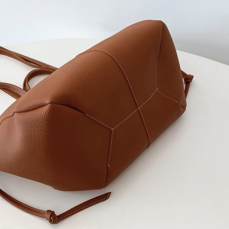 سعة كبيرة جلدية سستة المرأة حمل الحقائب عالية الجودة الفاخرة 2025 العلامة التجارية حقائب كتف للنساء الاتجاه Bolsas Para Mujeres #3