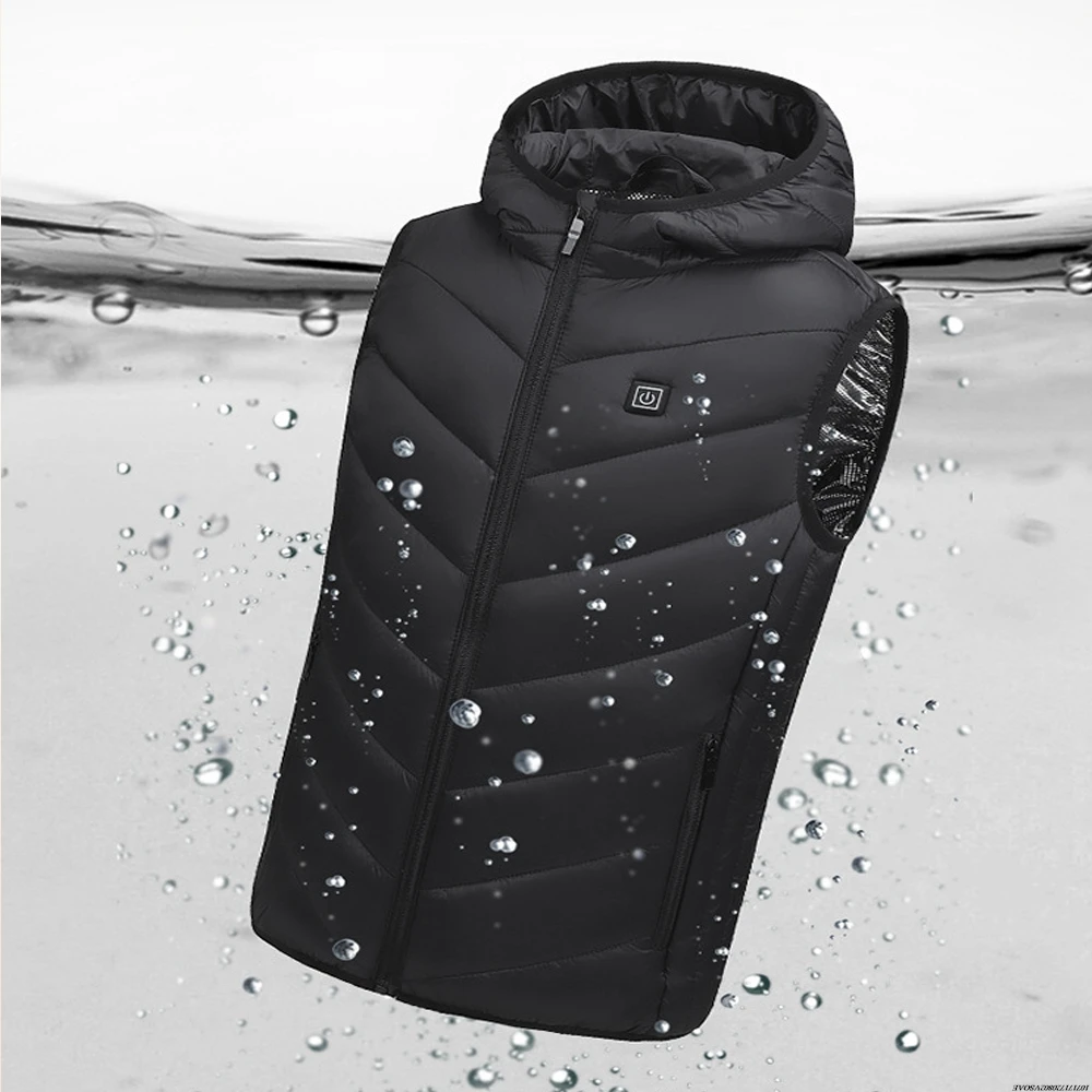10 Heating Zones Electric Heated Vest For Kid Usb Heated Coat Thermal Winter Warm Jacket Boys Girls Outdoor Sport Warmer Vest - Image 4