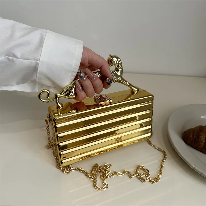 Bolso acrílico, bolso cruzado a la moda para mujer, bolso de hombro, Bolsos de diseñador, bolso y Bolsos de cadena versátiles, bolso y bolsos, bolso y huyuка Ж misce