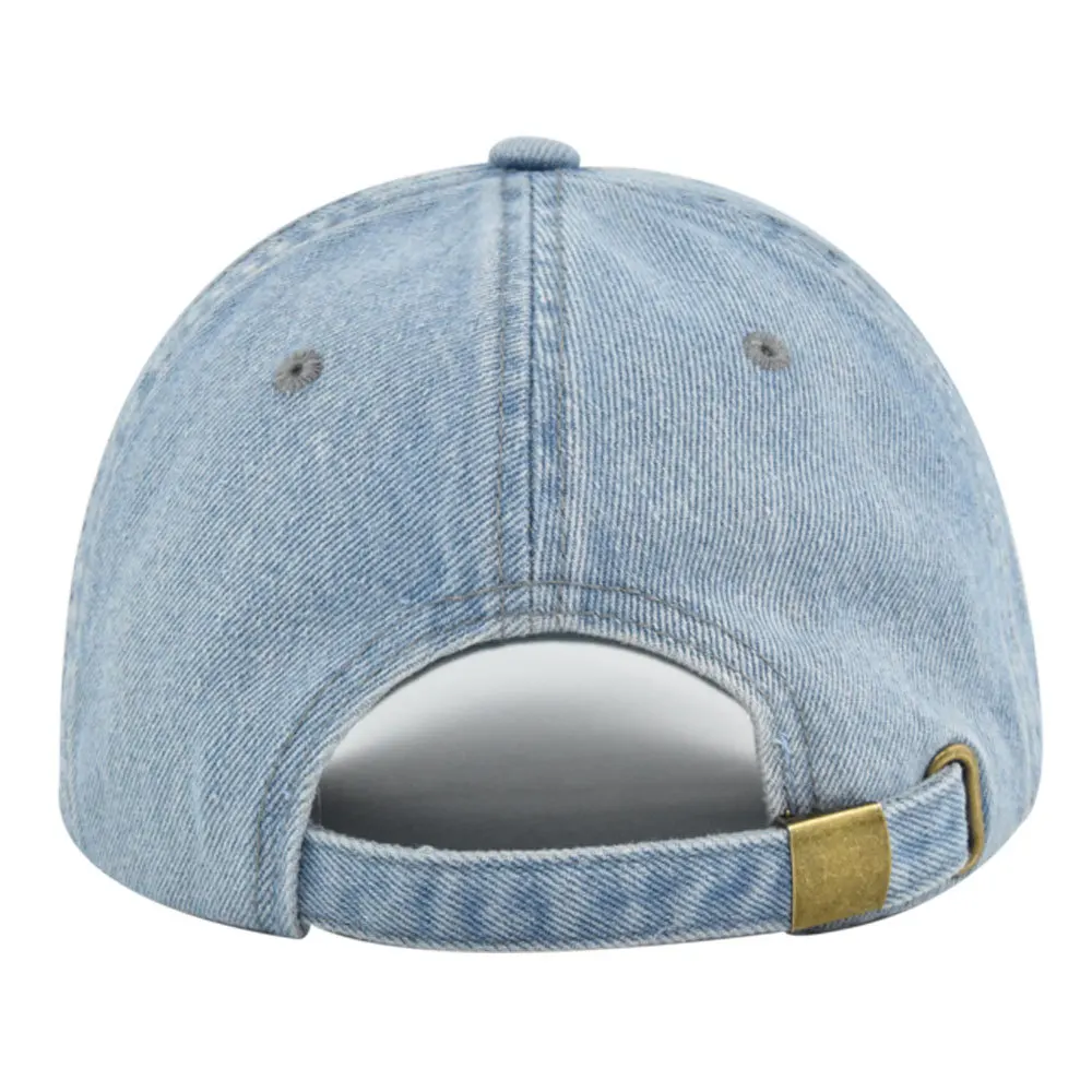 Unisex Letter Solid Cowboy Baseball Cap Four Seasons Men Women Sanpback Denim Hat Hip Hop Cap Vintage Jeans Cap Gorras Bone Kpop