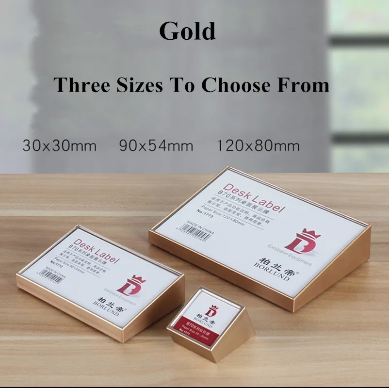 90x54mm Plastic Acrylic Sign Holder Display Stand Restaurant Table Number Menu Paper Holder Small Price Label Card Tags