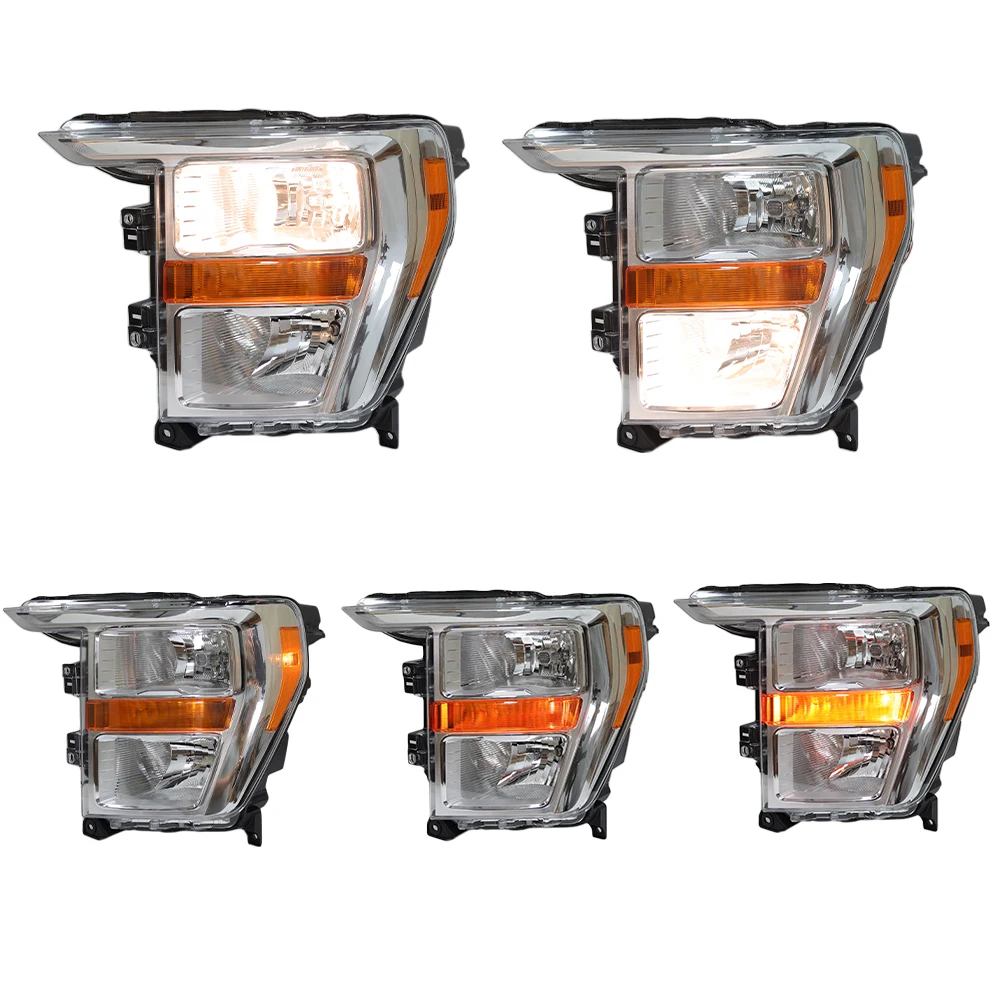 Headlights For Ford F150 2021 2022 2023 F-150 headlamp Daytime Running Lights Running halogen Headlight Assembly Car Styling