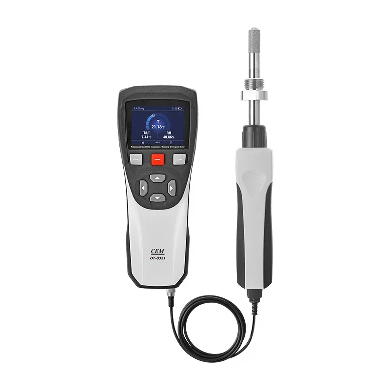 CEM DT-8321  Handheld Data logging Dew Point Meter for Spot-Checking Applications