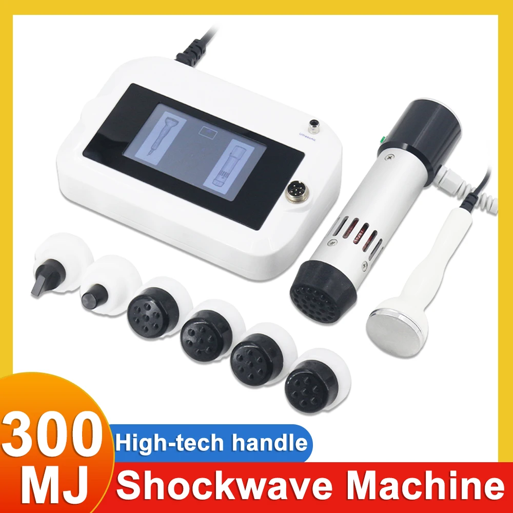 300MJ Shockwave Therapy Machine Effective Pain Relief Massage ED Treatment Ultrasound Machine Professional Shock Wave Instrument