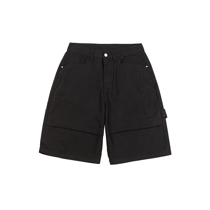 City Fanpin Pantaloncini da boscaiolo stile classico estivo tutto-fiammifero 7 punti Versione coreana stile vecchio denaro Cleanfit giapponese