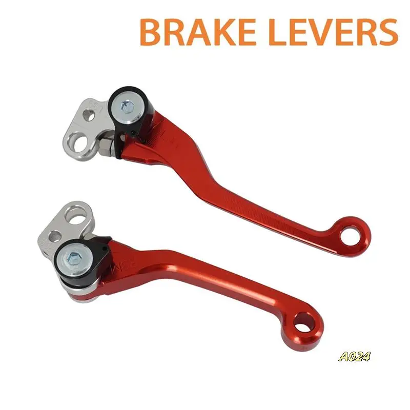 

For Sur Ron Light Bee X/S Segway X260/X160 Brake Levers, Dirt Bike Clutch Brake Lever Adjustable Levers Parts (Red)