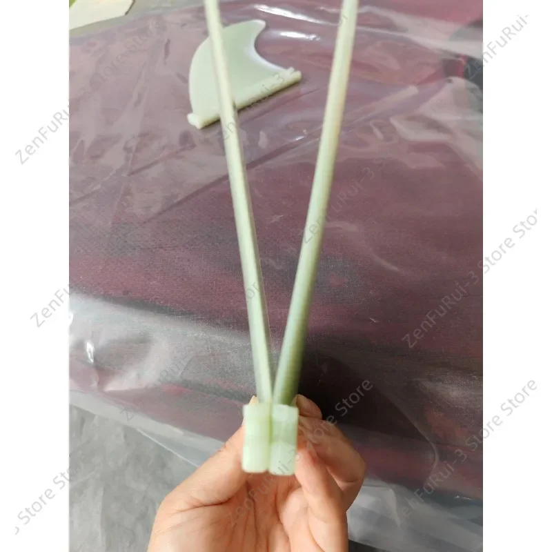 Future Plastic Surfboard Fins 3‑Piece Set, Replacement Surf Fin Kit For Surfboard, Clearance Sale Accessory