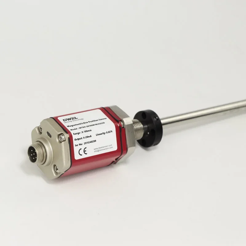 DWEL Magnetostrictive Linear Position Sensor Displacement Transducer MTRH Series Stainless Steel Waterproof Modular Design