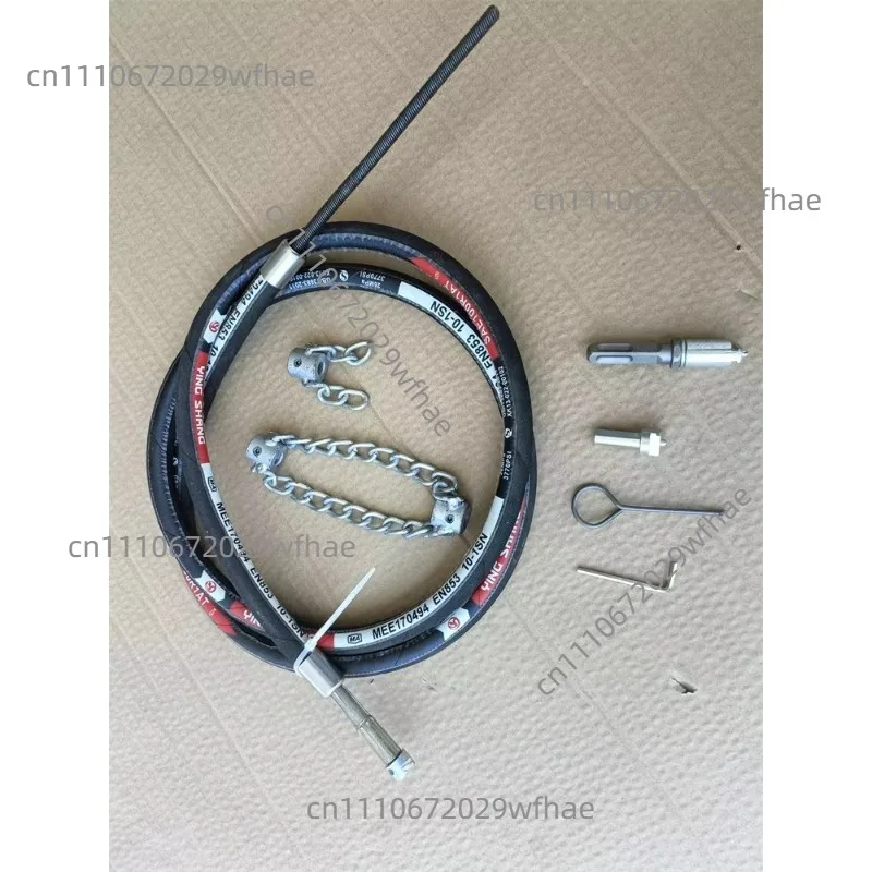 Upgraded electric drill dredging sewer tool can bend high-pressure pipe blocking artifact