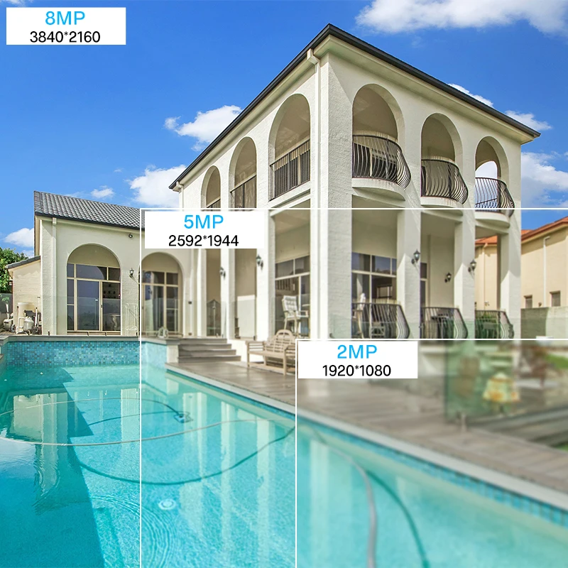 كاميرا Hikvision 4K 8MP PoE Turret IP DS-2CD2385G1-I Darkfighter IR SD فتحة للبطاقات H.265 كاميرا مراقبة CCTV الأمنية #6