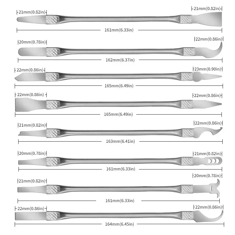 5/8PCS IC Chip Repair Thin Blade PCB Motherboard Repair Knife CPU Remover BGA Maintenance Knife Remove Glue PC Cell Repair