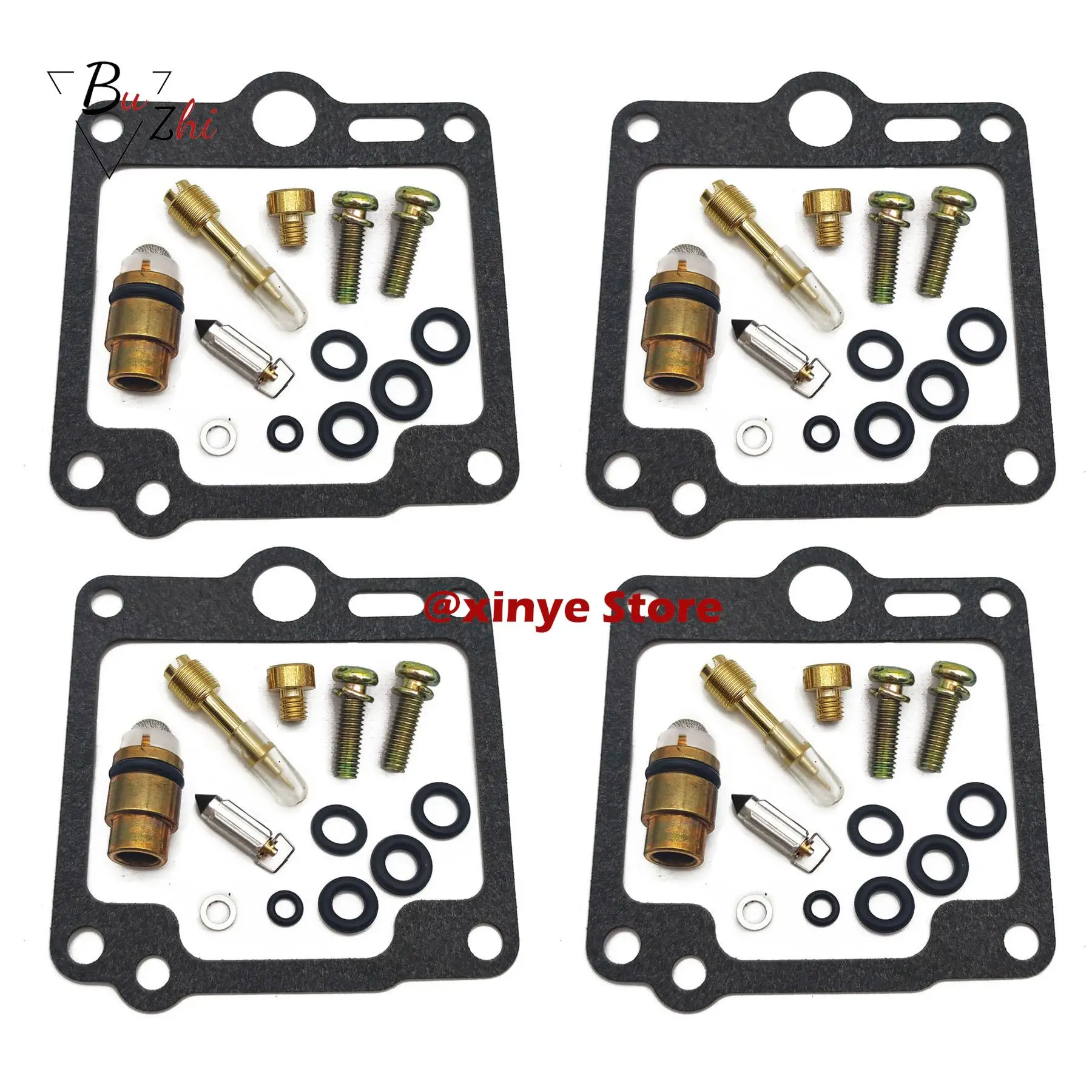 Motorcycle Carburetor repair kit floating needle seat gasket parts for Yamaha FJ1200 1988-1992 FJ 1200