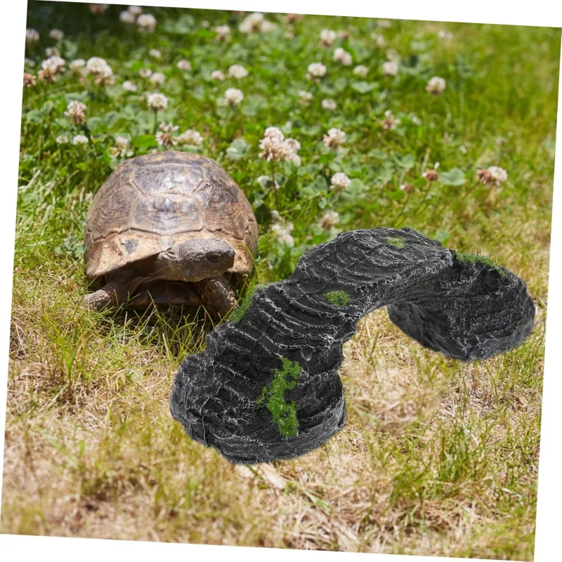 

Арчный мост из смолы, украшения для ландшафтного украшения аквариума, платформа для купания черепахи, большая реалистичная рокарийная терраса для рептилий