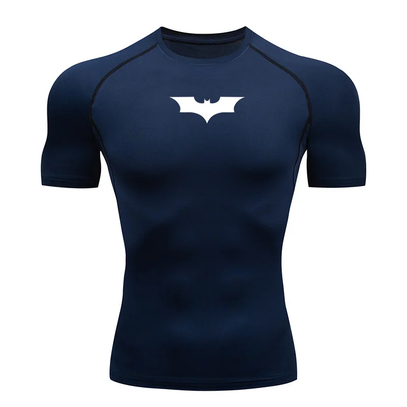 Eng anliegendes Herren-Lauf-T-Shirt mit kurzen Ärmeln, atmungsaktiv, schnelltrocknend, für Fitness, Gym, Sport und Jogging. – Detail 5