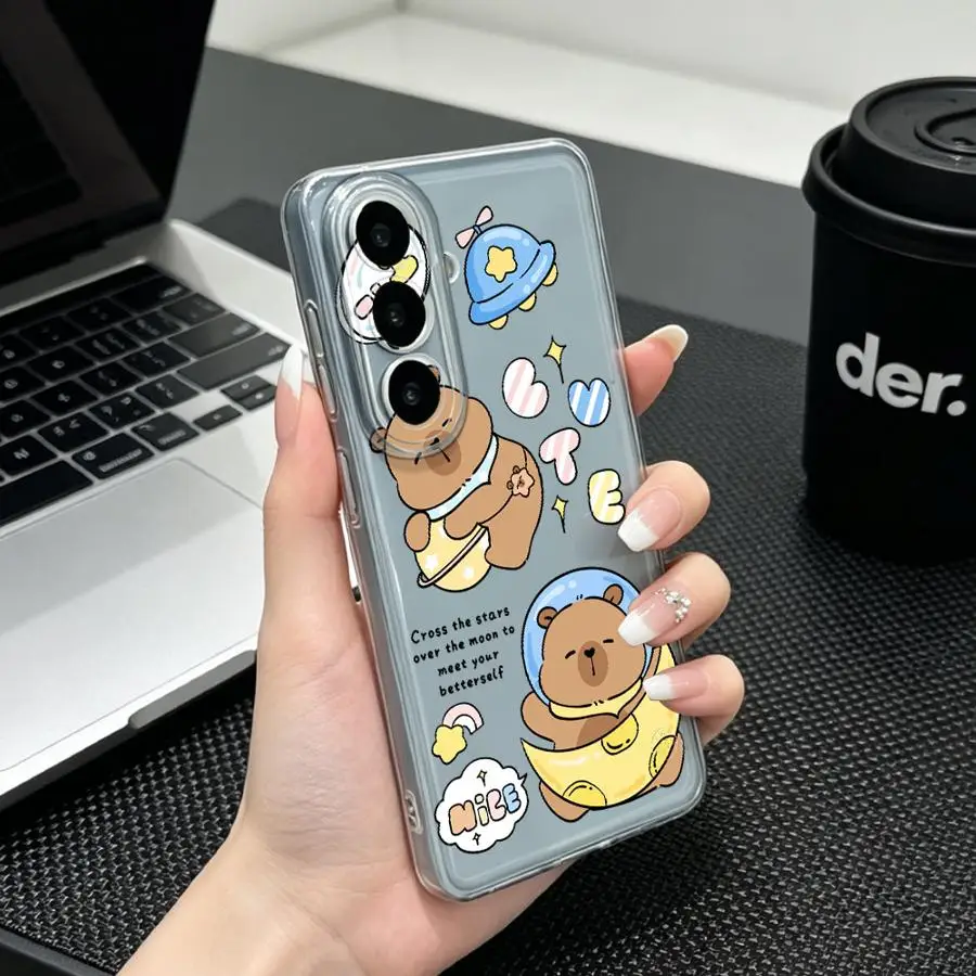 Case for Samsung Galaxy A14 A16 A52 A31 A25 A51 A34 A35 A54 A15 A33 A52 A36 A27 A56 A50 A55 A23 A26 A24 Phone Cover Capybara
