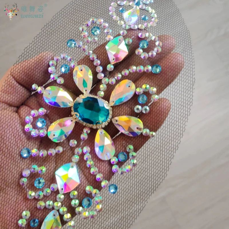 Children Latin Dance Figure Skating Competition Headwear Artistic Gymnastics Hair Ornament  Accessories Ballroom Dance Ornaments