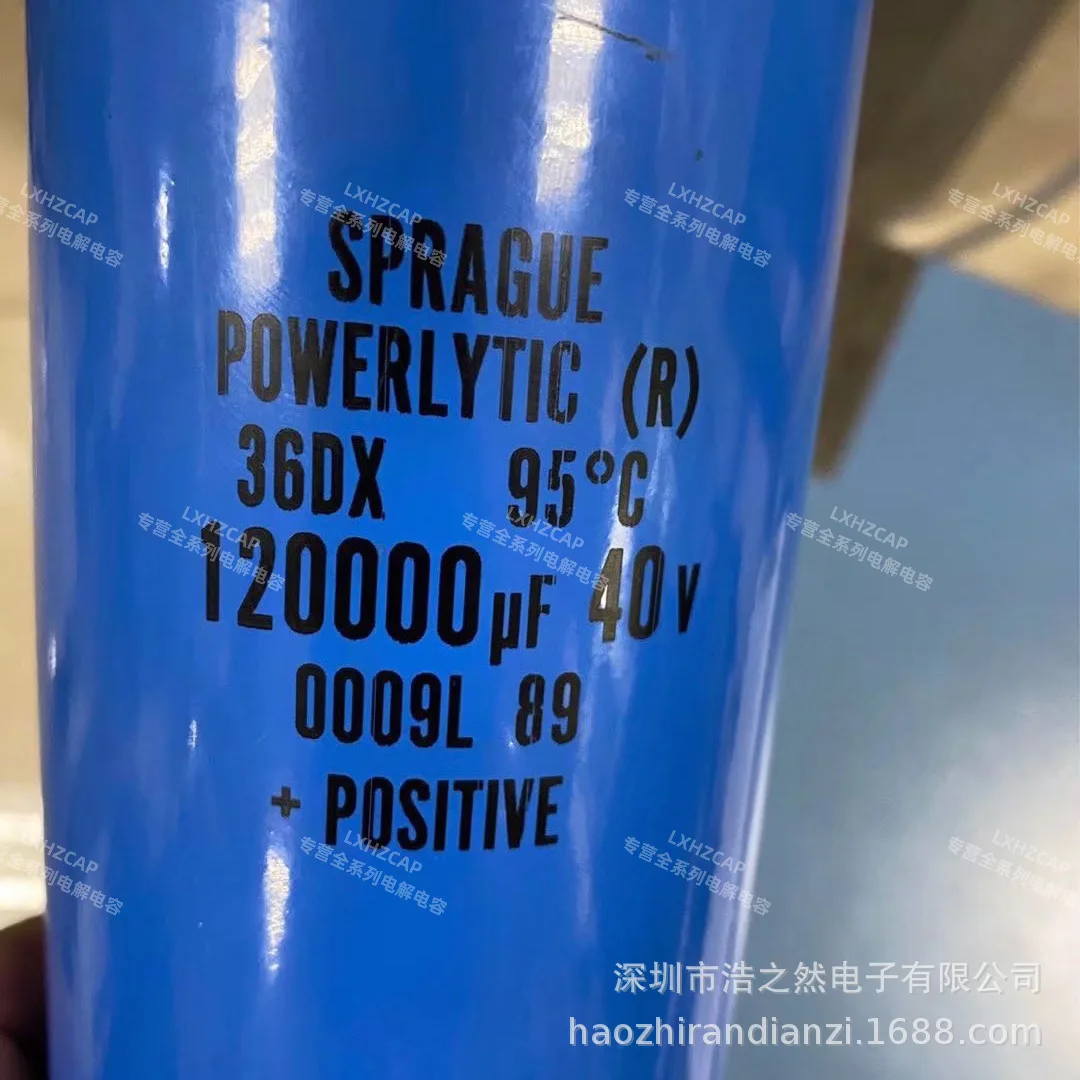 Electrolytic Capacitor 36DX 40V 120000UF 75 * 210 Sprague 95 degrees 75X220