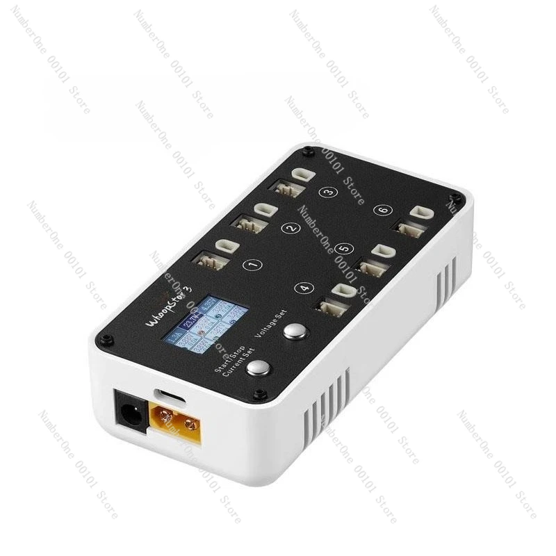 Color screen charger for whoopstor 3rd generation whoop, rc airplane, 1s lithium battery, btph charging and discharging