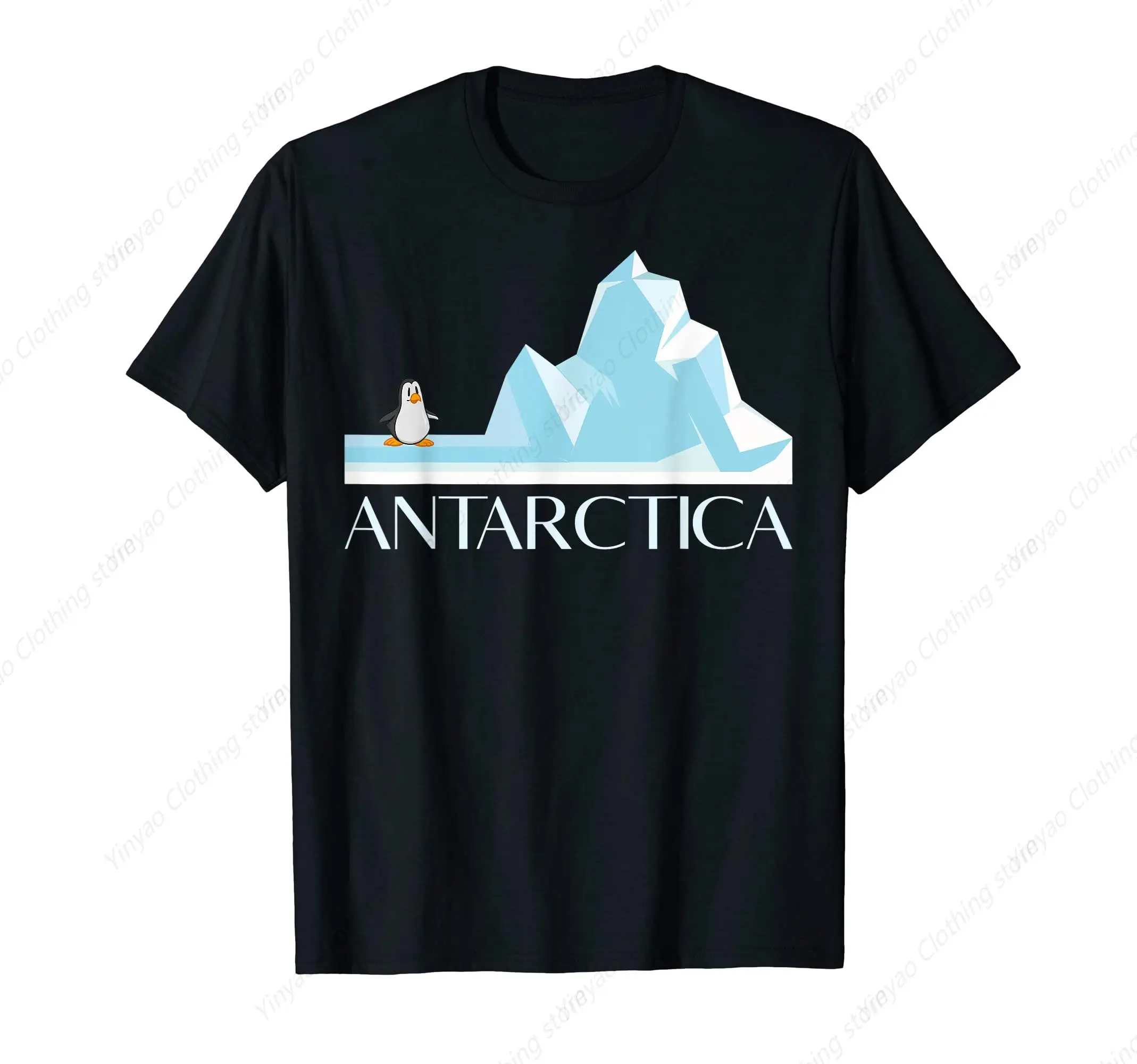 

Antarctica Vacation Print Shirt Iceberg Penguin Antarctica T-Shirt Made Of Pure Cotton, Comfortable And Breathable Clothes