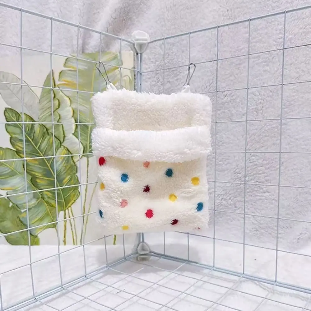 Neuer Weicher Schlafsack für Zuckerflügelhörnchen, Warme Hamster-Hängematte mit Sternenmuster, Komfortabler Ratten-Schlafsack, Haustier-Schaukeltasche – Detail 5