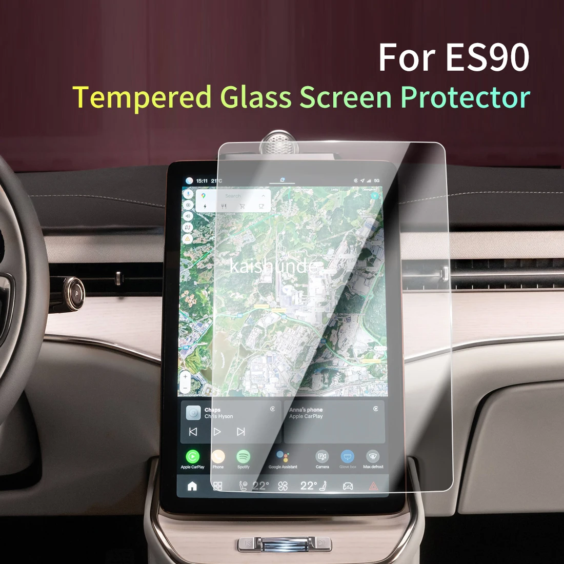 

Car Stickers Meters Protector For25 Volvo ES90 Tempered Glass Protective Film Display Navigation Vehicle
