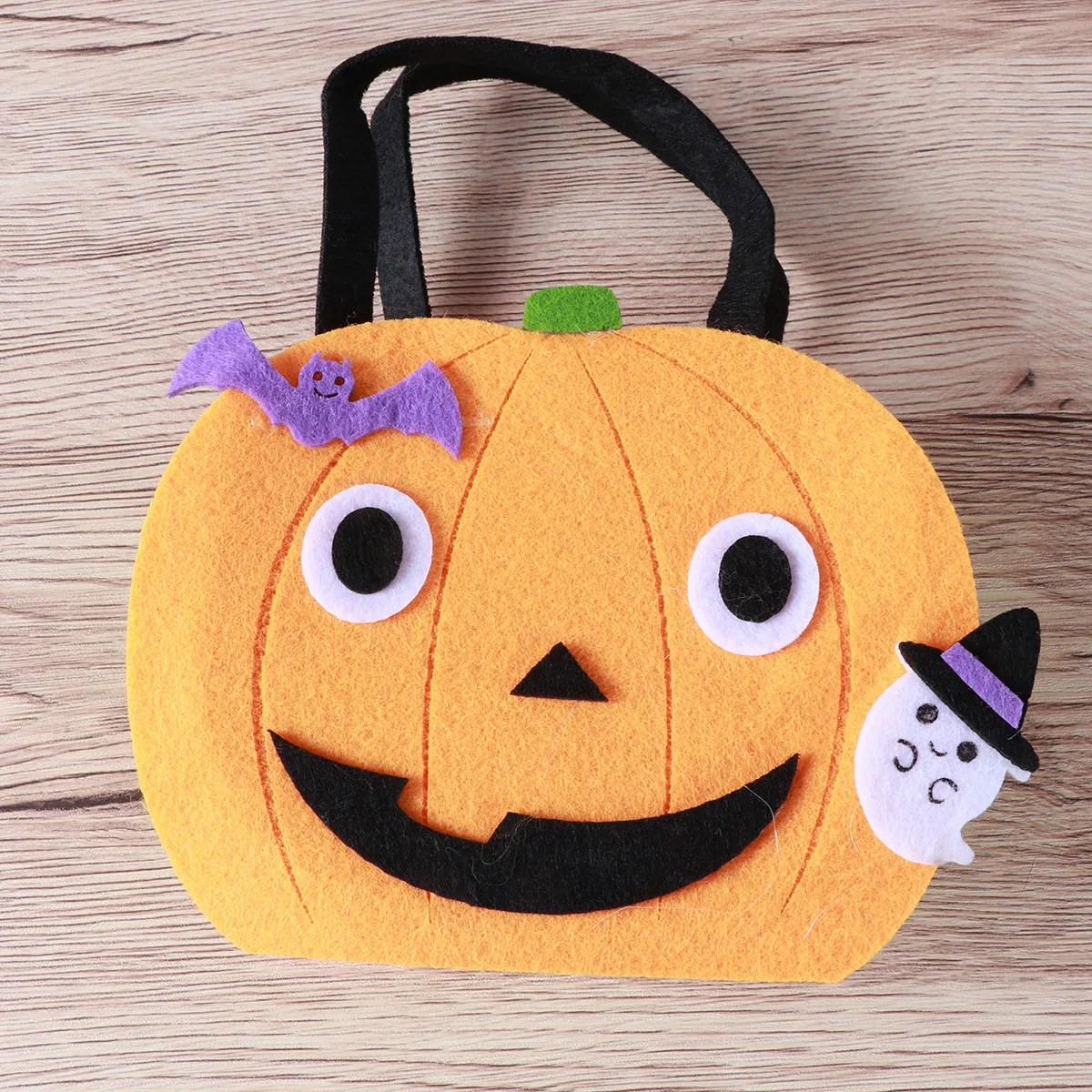 

Halloween Pumpkin Halloween Treat Bags Kids Treat Reusable Cloth Ideal Sweets Home Party Fall Tote Child