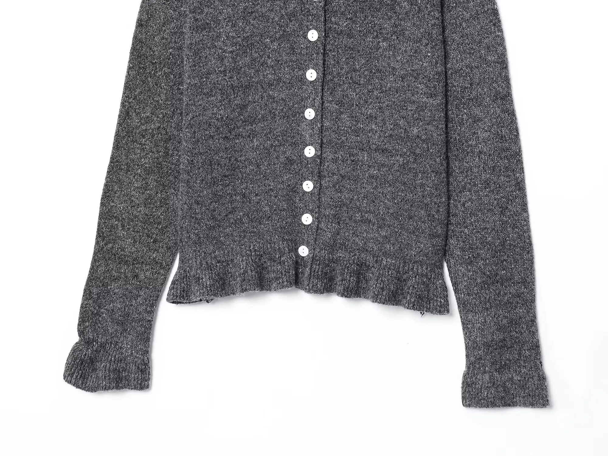 خريف الوافدين الجدد سترة نسائية عصرية متعددة الاستخدامات ذات ياقة طويلة وأكمام طويلة