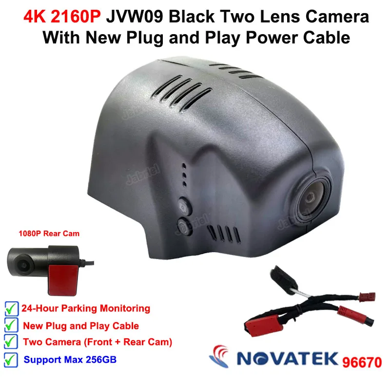4K 2160P WIFI Auto DVR Camera voor Volkswagen VW Passat Tiguan Allspace Atlas Golf Arteon Sharan Magotan dash Cam voor Skoda Seat