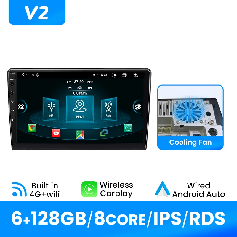 9 inch autoradio voor Saab 93 2007-2011 Android 14 draadloze Carplay Android Auto GPS IPS DSP 4G Wifi 8-core multimedia RDS