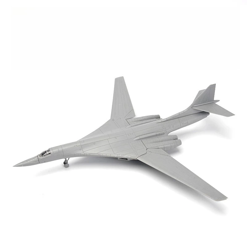 

4D Russian Tu-160 Blackjack White Swan Long Range Strategic Bomber 1/144 Gluefree Assembly Model Military Ornament