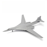 4D Russian Tu-160 Blackjack White Swan Long Range Strategic Bomber 1/144 Gluefree Assembly Model Military Ornament