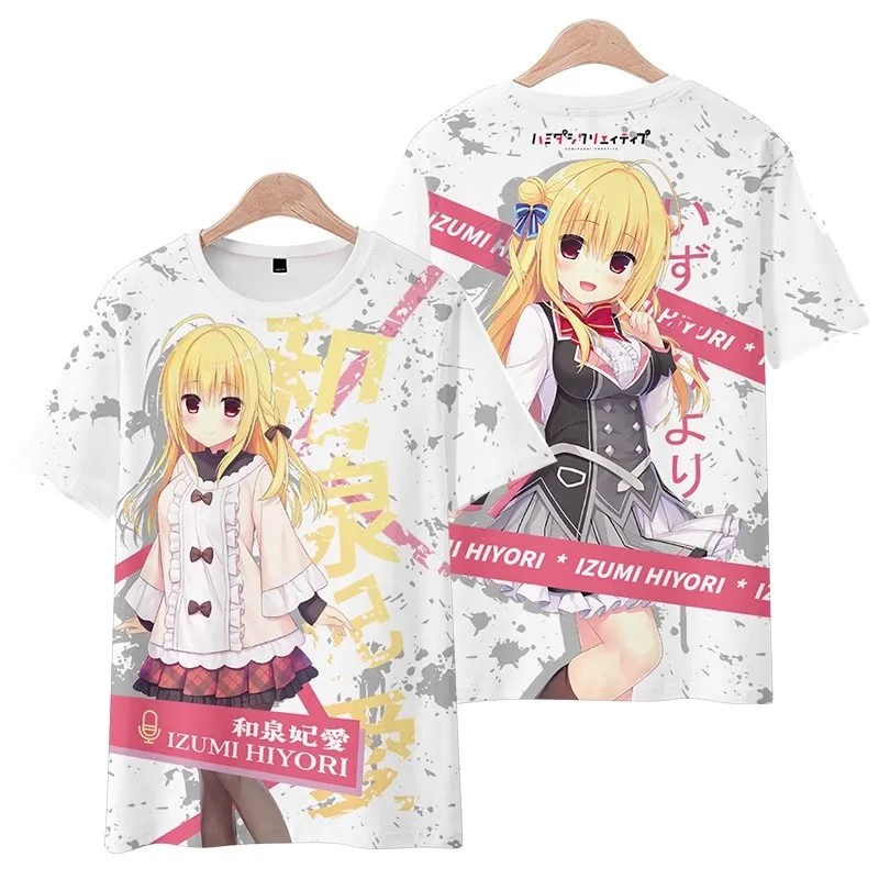 ハミダシクリエイティブ ゲーム アニメ Tシャツ,半袖カジュアルTシャツ,大人用Tシャツ,フルカラー,プラスサイズの服