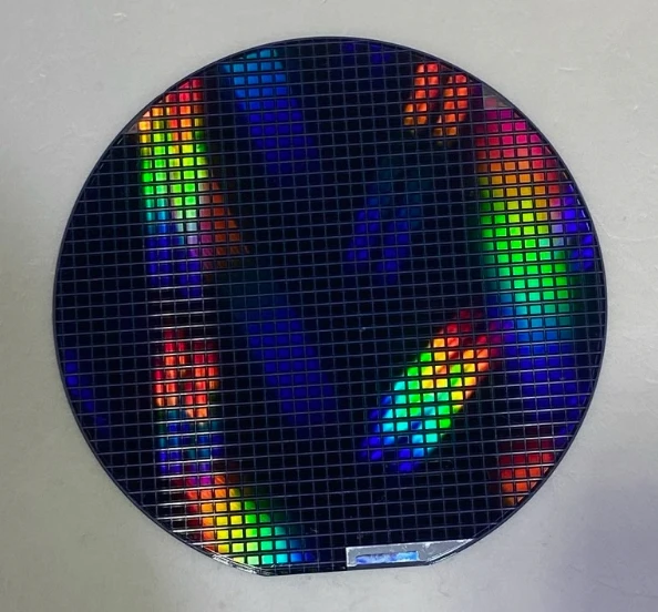 Wafer de silício de 6 polegadas, 12 polegadas e 8 polegadas, exibição de exposição semicondutora de wafer de litografia redonda, circuito integrado