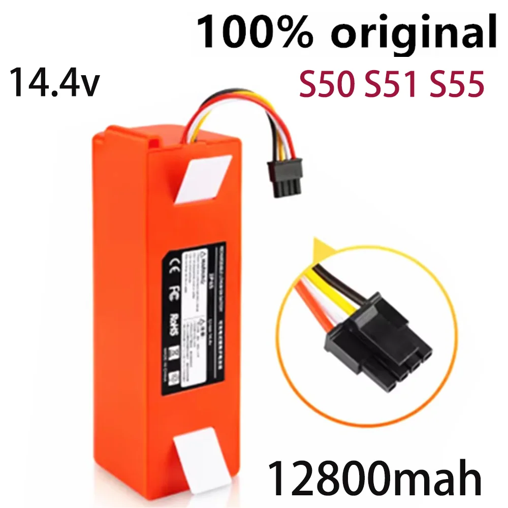 BRR-2P4S-5200D de batería para Robot aspirador XIAOMI Roborock, barredora para S50, S51, S55, T60, 18650, envío directo